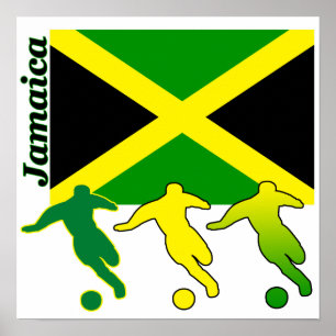 Soccer Jamaica Poster