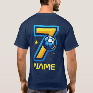  Soccer jersey Number 7 personalised  T-Shirt