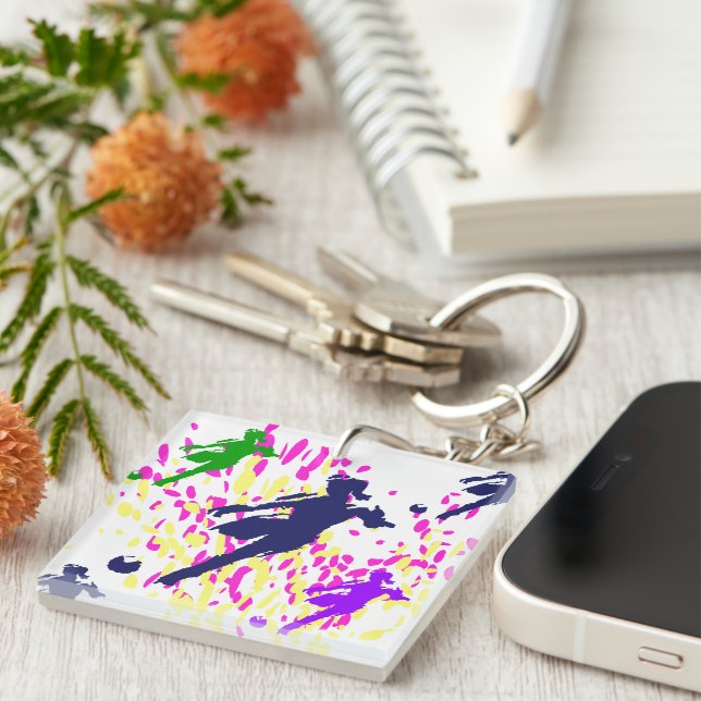 SOCCER    KEY RING (Front Right)