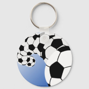 SOCCER KEYCHAIN Blue