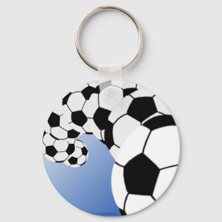 SOCCER KEYCHAIN Blue