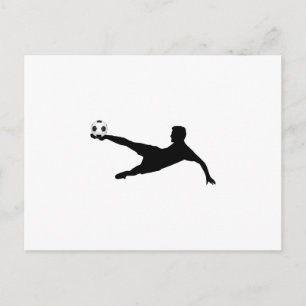Soccer Kick Postcard