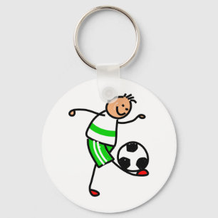 Soccer Kid Key Ring