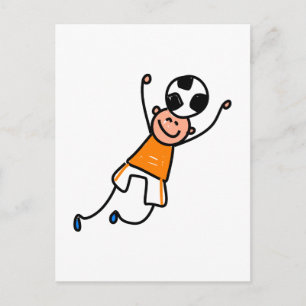 Soccer Kid Postcard