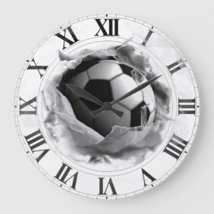 Soccer Large Clock