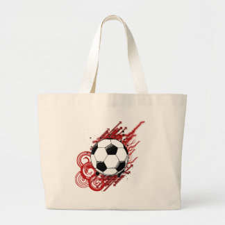 Soccer Large Tote Bag