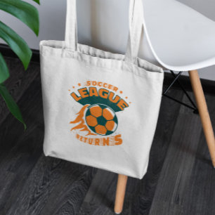Soccer League Sport Tote Bag