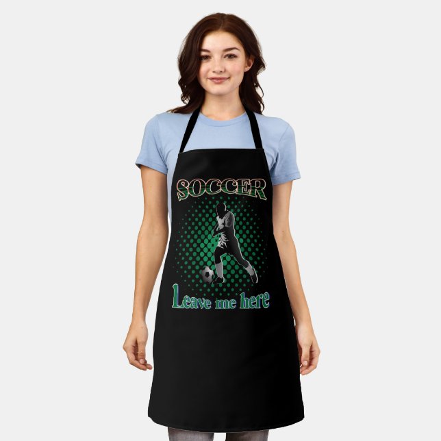 Soccer Leave Me Here 2021 Apron (Worn)