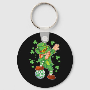 Soccer Leprechaun St Patricks Day Boys Girls Men S Key Ring