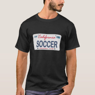 SOCCER License Plate T-Shirt