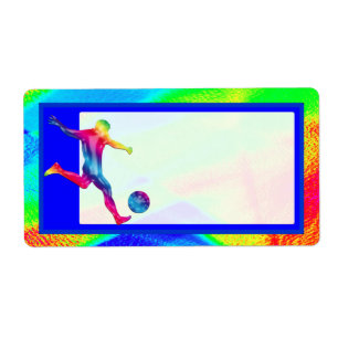 Soccer Lights Shipping Label