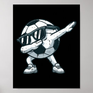 Soccer Ll Dab Cute Footll Player Boys Kids Toddler Poster