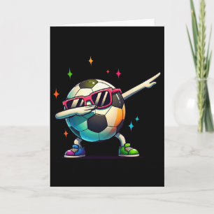 Soccer Ll Dabbing Sungles Soccer Player Kids Boys  Card