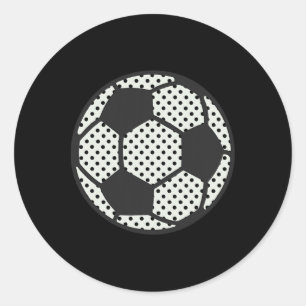 Soccer Ll Dot Day Creative Art For School Youth Te Classic Round Sticker