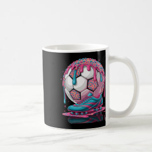 Soccer Ll Drip Ice Cream Drip Men Women Game Socce Coffee Mug