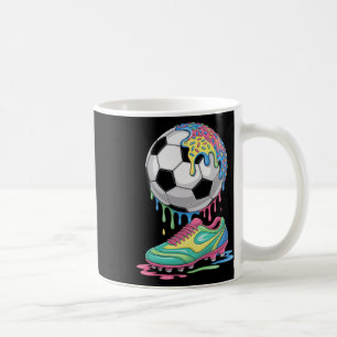 Soccer Ll Drip Ice Cream Drip Men Women Game Socce Coffee Mug