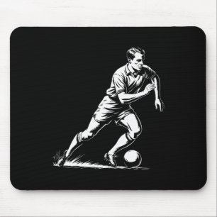 Soccer Ll In Motion Pixel Art Design  Mouse Pad