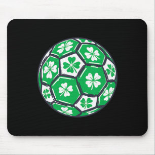 Soccer Ll Ireland Shamrock Irish St Patricks Day B Mouse Pad