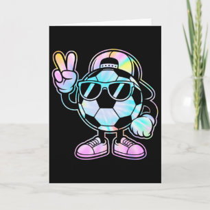 Soccer Ll With Sungles Funny Boys Men Soccer Lover Card