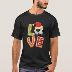 Soccer Love Christmas Cute X-Mas Pajama Sport Fans T-Shirt