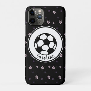 Soccer Love Cute Stars Pattern Girls Personalised Case-Mate iPhone Case