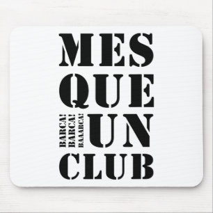 Soccer Lovers Design Byrcelona Fc T Shirt  Mouse Pad