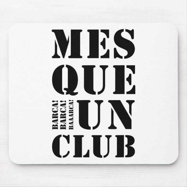 Soccer Lovers Design Byrcelona Fc T Shirt  Mouse Pad (Front)