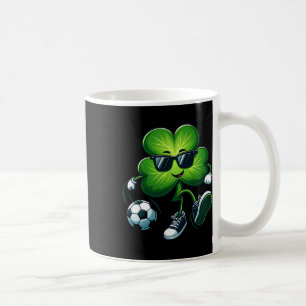 Soccer Lovers Players St Patricks Day Shamrock Men Coffee Mug