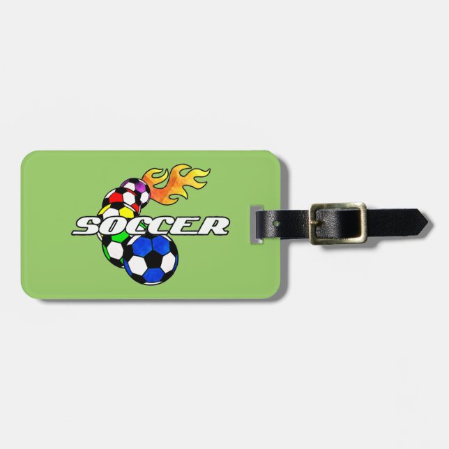 SOCCER LUGGAGE TAG (Front Horizontal)