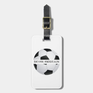 Soccer Luggage Tag