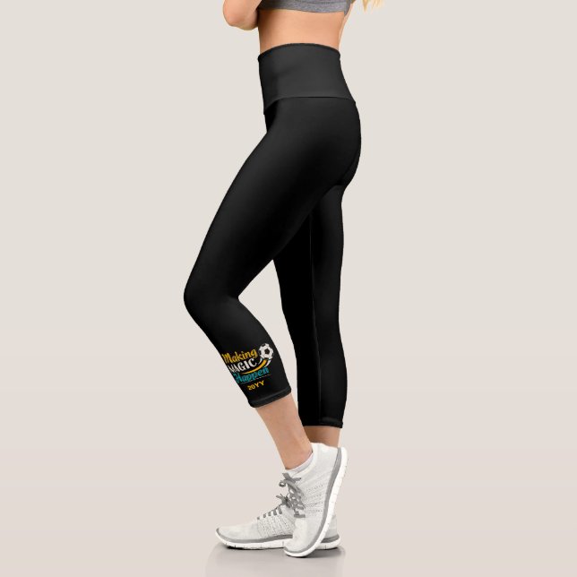 Soccer Making Magic Happen Capri Leggings (Left)