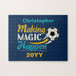 Soccer Making Magic Happen Jigsaw Puzzle