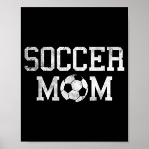 Soccer Mama Clothing Retro Vintage Soccer Mom T Sh Poster