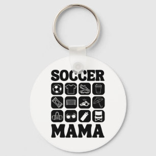 Soccer Mama Icons Soccer Essential  Key Ring