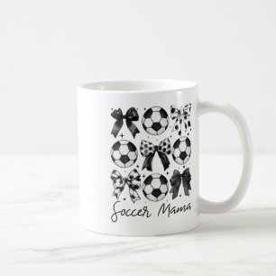 Soccer Mama Shirt Coquette Bow Soccer Mom Coffee Mug