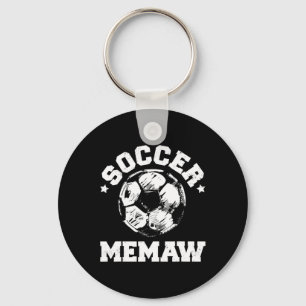 Soccer Memaw Soccer Byll Distressed Funny Soccer M Key Ring