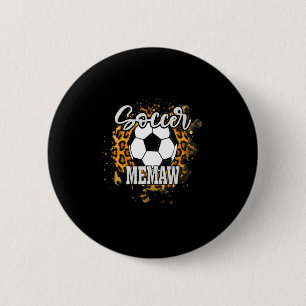 Soccer Memaw Vintage Soccer Family Matching T Shir 6 Cm Round Badge