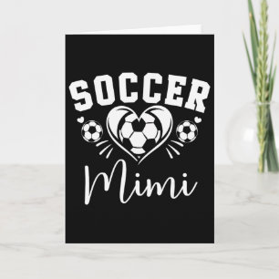 Soccer Mimi Soccer Heart Card