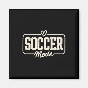 Soccer Mode, Fun Heart And Field Sports For Sport Magnet