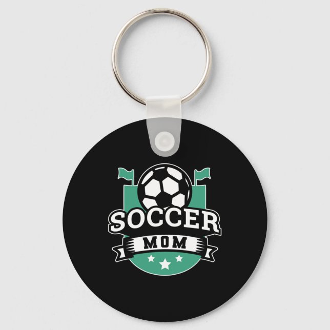 Soccer Mom _4  Key Ring (Front)