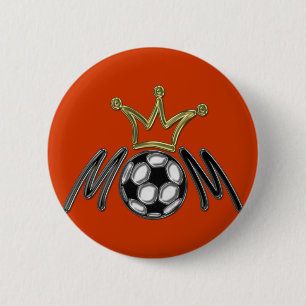 Soccer MOM 6 Cm Round Badge