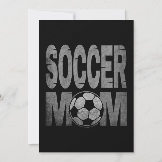 SOCCER MOM  INVITATION (Front)