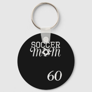 Soccer Mom Jersey Number 60 Favorite Player #60 Te Key Ring