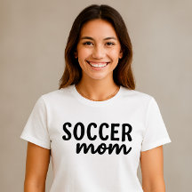 Soccer Mom Shirt – Simple Script Design with Heart