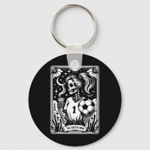 Soccer Mom Soccer Mum Tarot Card _1  Key Ring