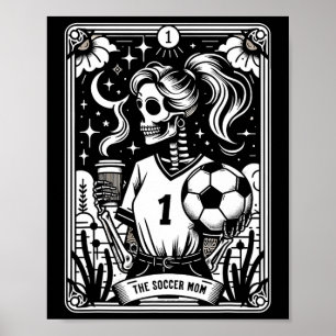 Soccer Mom Soccer Mum Tarot Card _1  Poster