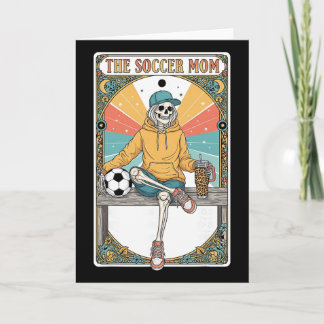 Soccer Mom Tarot Card Skeleton Coffee Byll Sidelin