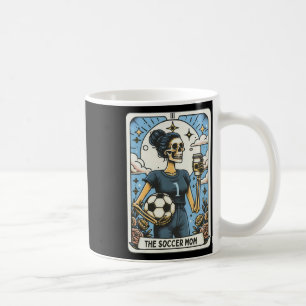 Soccer Mom Tarot Card Vintage Halloween Soccer Mam Coffee Mug