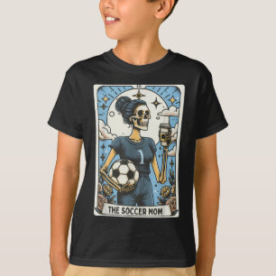 Soccer Mom Tarot Card Vintage Halloween Soccer Mam T-Shirt