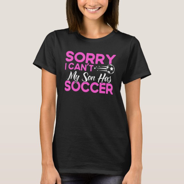 Soccer Mom Women Family Matching Team Player Socce T-Shirt (Front)